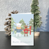 ポーラーベア&トナディアフレンドキッドホリデーカード シーズンカード