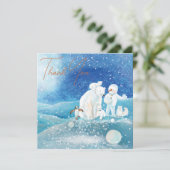 ポーラーベア、フオックス、ペンギン＆雪だるま ありがとう シーズンカード (スタンド正面)