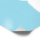 ポーラーベア ブルー アート カートゥーン ポスター (コーナー)