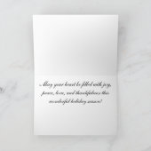 ポーラーベア＆子グマのホリデーカード シーズンカード (内部)