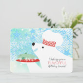 ポーラーベークシェフケータリングレストランクリスマスカード シーズンカード (スタンド正面)