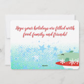 ポーラーベークシェフケータリングレストランクリスマスカード シーズンカード (裏面)