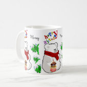 ポーラーベームグハッピーバースデーマグ コーヒーマグカップ (正面左)