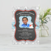 ポーラーボー表現イフォト誕生日招待状 招待状 (スタンド正面)