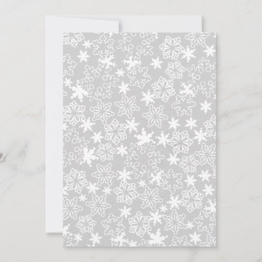 ポーラーボー表現イフォト誕生日招待状 招待状 (裏面)