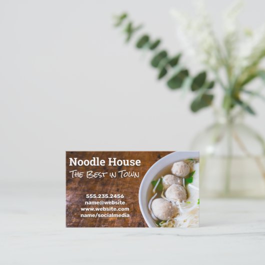 ポーラーメン丼 名刺 (スタンド正面)