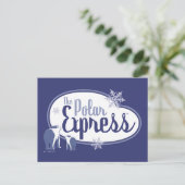 ポーラー・エクスプレス | 極地の熊 レトロ グラフィック シーズンポストカード (スタンド正面)