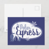 ポーラー・エクスプレス | 極地の熊 レトロ グラフィック シーズンポストカード (正面/裏面)