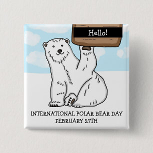 ポーラ国際的ンベアの日2月27日 缶バッジ