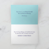 ポーラ威厳のあるベア&クラウンクリス感動的マ シーズンカード (内部)