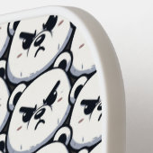 ポーラ怒ベアデザイン ピックルボールラケット (左詳細)