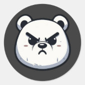 ポーラ怒ベアデザイン ラウンドシール (正面)