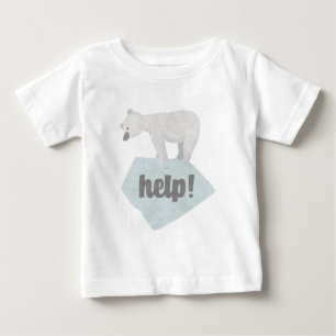ポーラ救済ベアのTシャツ ベビーTシャツ