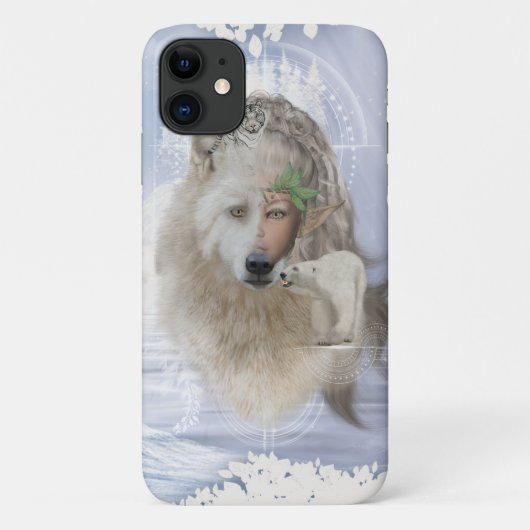 ポーラ素晴らしウルフと妖精 Case-Mate iPhoneケース (裏面)