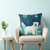 ポーラ芸術的ベアイラストレーション クッション (椅子)