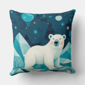 ポーラ芸術的ベアイラストレーション クッション (裏面)