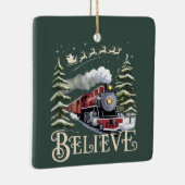 ポーラ表現クス・ギフト信じ・クリスマス冬 セラミックオーナメント (右)