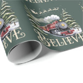 ポーラ表現クス・ギフト信じ・クリスマス冬 ラッピングペーパー (ロールコーナー)