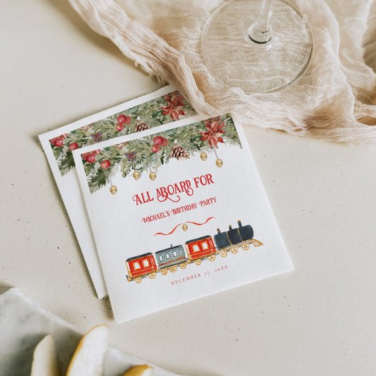 ポーラ表現ク・クリスマス・パーティー スタンダードカクテルナプキン