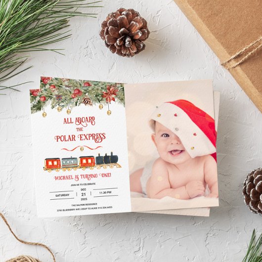 ポーラ表現マルマジカルフォト誕生日招待状 招待状