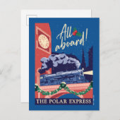 ポーラ・エクスプレス - みんな乗車! シーズンポストカード (正面/裏面)