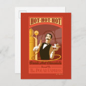 ポーラ・エクスプレス | ホットチョコレート ヴィンテージ・アート シーズンポストカード (正面/裏面)