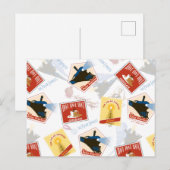 ポーラ・エクスプレス | レトロ ステッカー パターン シーズンポストカード (正面/裏面)