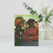 ポーラ・モデースーン・ベッカー – 庭の老婦人 ポストカード (スタンド正面)