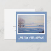 ポーラ・B・アレックスの作品「クリスマスに贈るアイスランドの美術」 シーズンカード (正面/裏面)