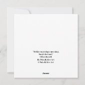 ポーラ・B・アレックスの作品「クリスマスに贈るアイスランドの美術」 シーズンカード (裏面)