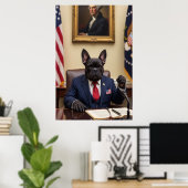 ポーリティクス問題:担当ブルドッグ ポスター (ホームオフィス)