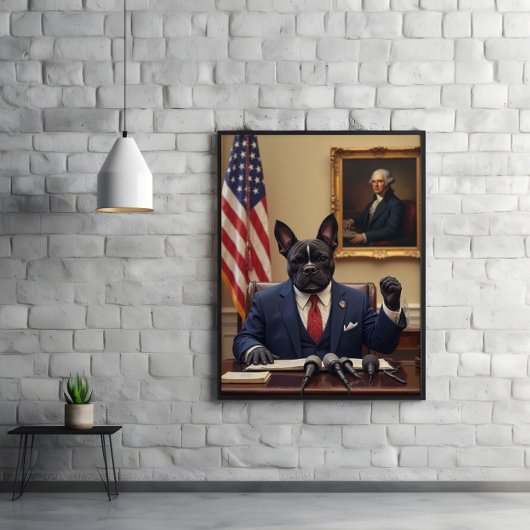 ポーリティクス問題:担当ブルドッグ ポスター