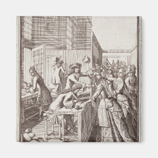 ポーリング税， 1709 マグネット (正面)