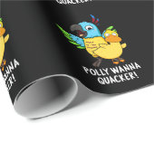 ポーリーワンワクワッカーおもしろいアニマルプン ラッピングペーパー (ロールコーナー)