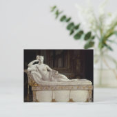 ポーリーンボナパルトとしてビーナスプライスカント, c.1805-08 ポストカード (スタンド正面)