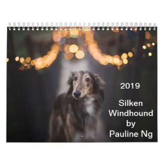 ポーリーンNG 2019絹のWindhound カレンダー
