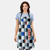 ポールすごい・クレー・チェス エプロン (着用した状態)