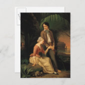 ポールとヴァージニア ポストカード (正面/裏面)