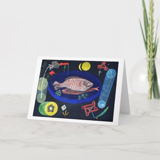 ポールのまわりに・クレー カード (正面)