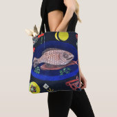 ポールのまわりに・クレー トートバッグ (クローズアップ)