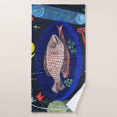 ポールのまわりに・クレー バスタオル (バスタオル)