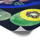 ポールのまわりに・クレー ポスター (角)