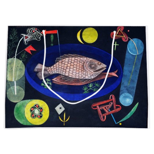 ポールのまわりに・クレー ラージペーパーバッグ (正面)