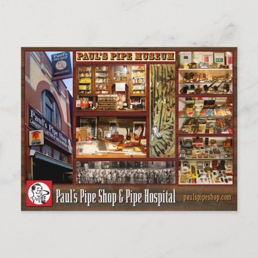 ポールのパイプミュージアムポストカード ポストカード (正面)