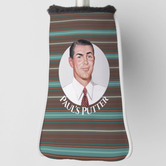 ポールのパター ゴルフヘッドカバー (回転90)