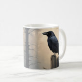 ポールの中の霧の中で鳴る コーヒーマグカップ (正面右)