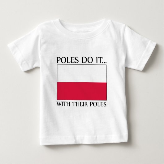 ポールはポールでやる ベビーTシャツ (正面)