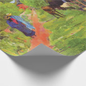 ポールガウギンロードインタヒチヴィンテージファインアート ラッピングペーパー (角)