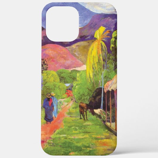ポールガウギンロードインタヒチヴィンテージファインアート Case-Mate iPhoneケース (裏面)