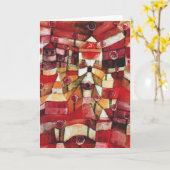 ポールクリーバラガーデングリーティングカード カード (黄色い花)